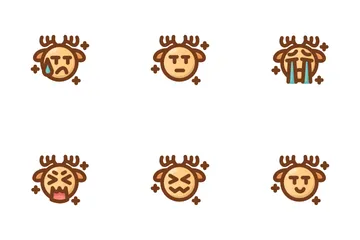 Ciervo Emoji Icon Pack