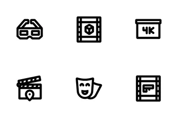 Cine Paquete de Iconos