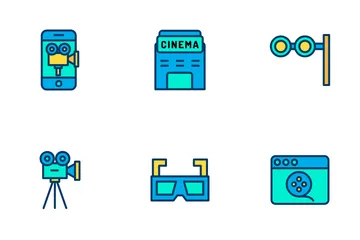 Cine Paquete de Iconos