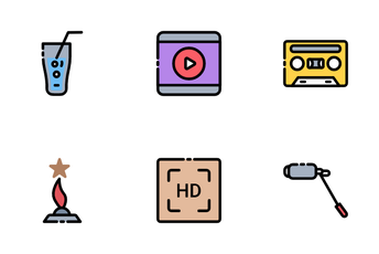 Cinema And Movie Making Icon Pack