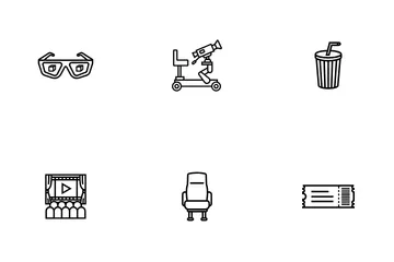 Cinema Equipment Icon Pack