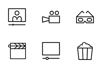 Cinema Vector Icons Icon Pack