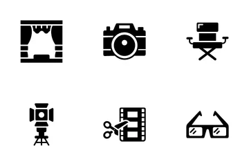 Cinematography And Photography Icon Pack