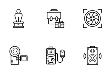 Cinematography And Photography Icon Pack