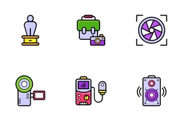 Cinematography And Photography Icon Pack