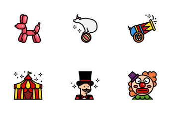 Circus Carnival Icon Pack