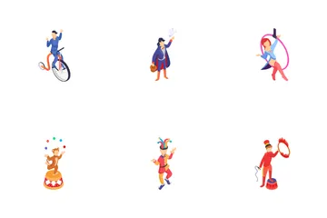 Circus Character Icon Pack