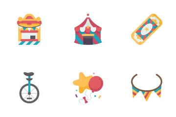 Circus Element Icon Pack