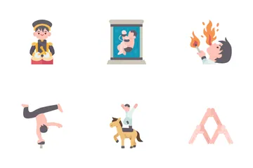 Circus Performer Icon Pack