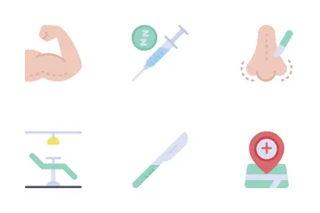 Cirurgia plástica Pacote de Ícones