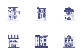 City Architecture Icon Pack