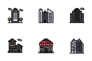 City Building Icon Pack