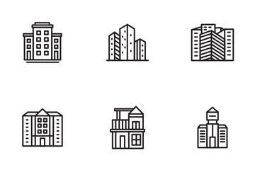 City Building Icon Pack