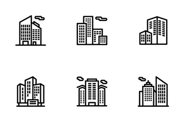 City Building Icon Pack