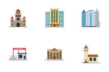 City Buildings Icon Pack