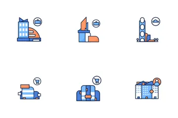 City Buildings Icon Pack