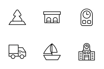 City Element Icon Pack