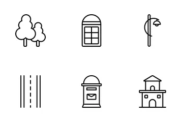 City Element Icon Pack