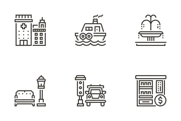 City Element Icon Pack