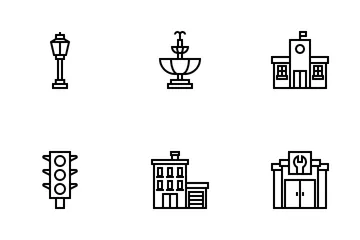 City Element Icon Pack