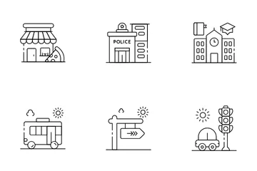 City Elements Icon Pack