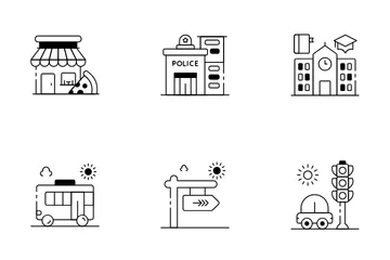 City Elements Icon Pack