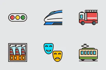 City Elements Icon Pack