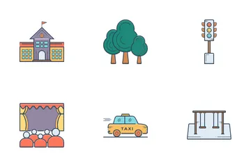 City Elements Icon Pack