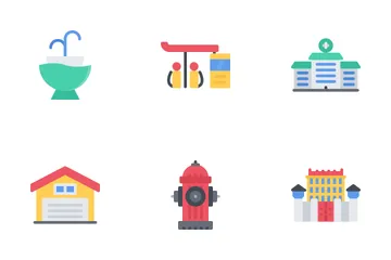 City Flat Icon Pack