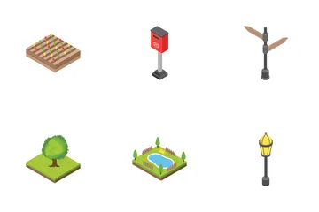 City Life Cityscape Icon Pack