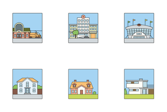 City Square Color Icon Pack