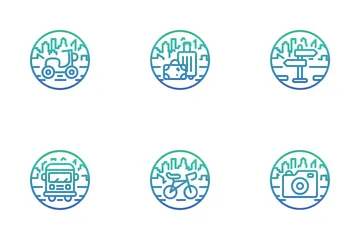 City Tourism Icon Pack