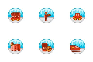 City Tourism Icon Pack