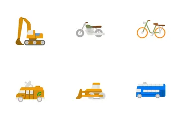 City Vehicle Icon Pack