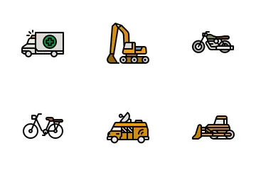 City Vehicle Icon Pack