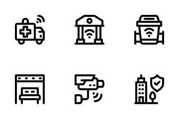 Ciudad inteligente Icon Pack