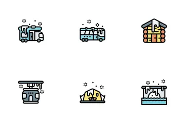 Ciudad de invierno Icon Pack