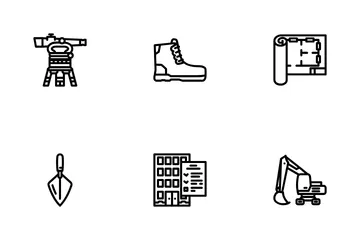 Civil Engineer Construction Icon Pack