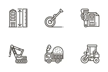 Civil Engineering Icon Pack