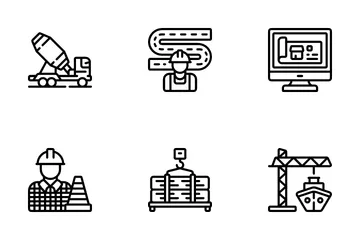 Civil Engineering Icon Pack