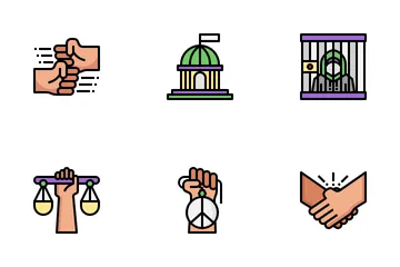 Civil Rights Movement Icon Pack