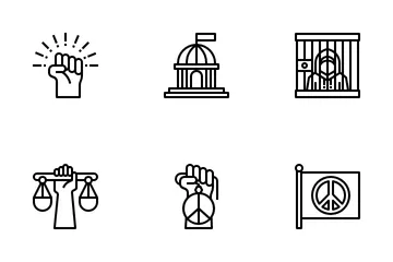 Civil Rights Movement Icon Pack