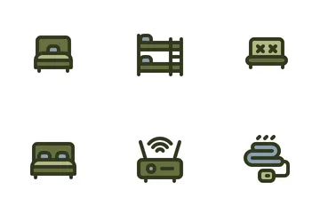 Clamping Services & Facilities Icon Pack