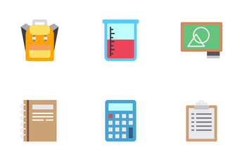 Classroom Objects Icon Pack