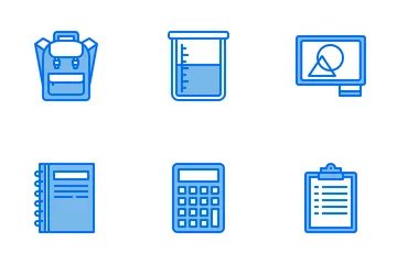 Classroom Objects Icon Pack