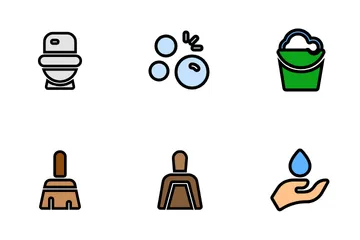 Cleaning And Hygiene Icon Pack