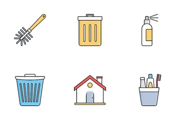 Cleaning And Laundry Icon Pack