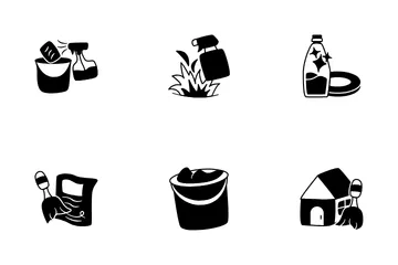 Cleaning Business Icon Pack