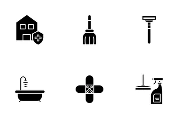 Cleaning Equipment Icon Pack