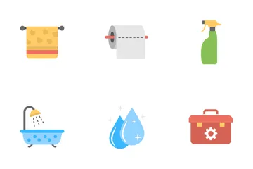 Cleaning Flat Icons  Icon Pack